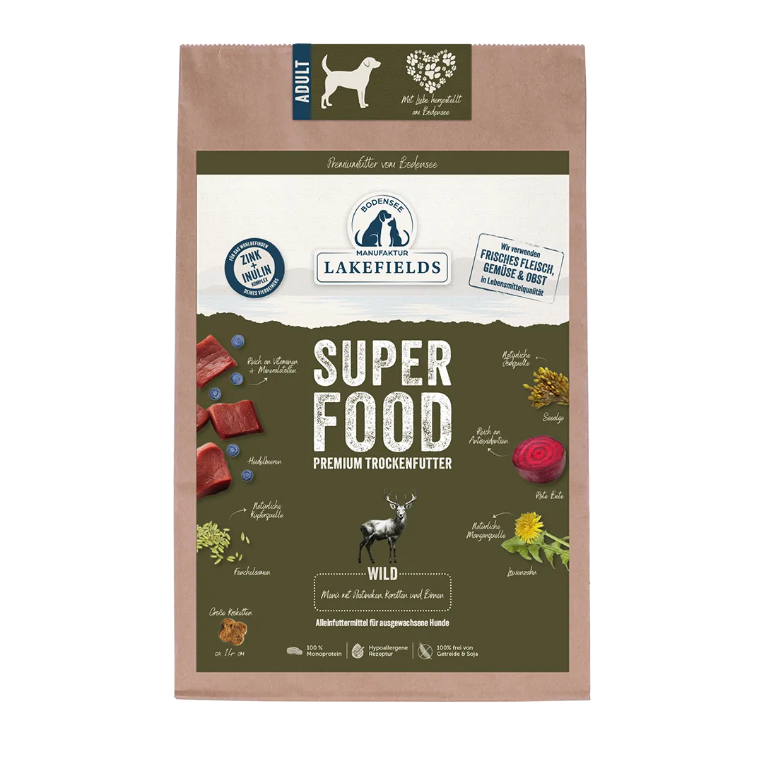 Lakefields Trockenfutter Superfood Wild Adult