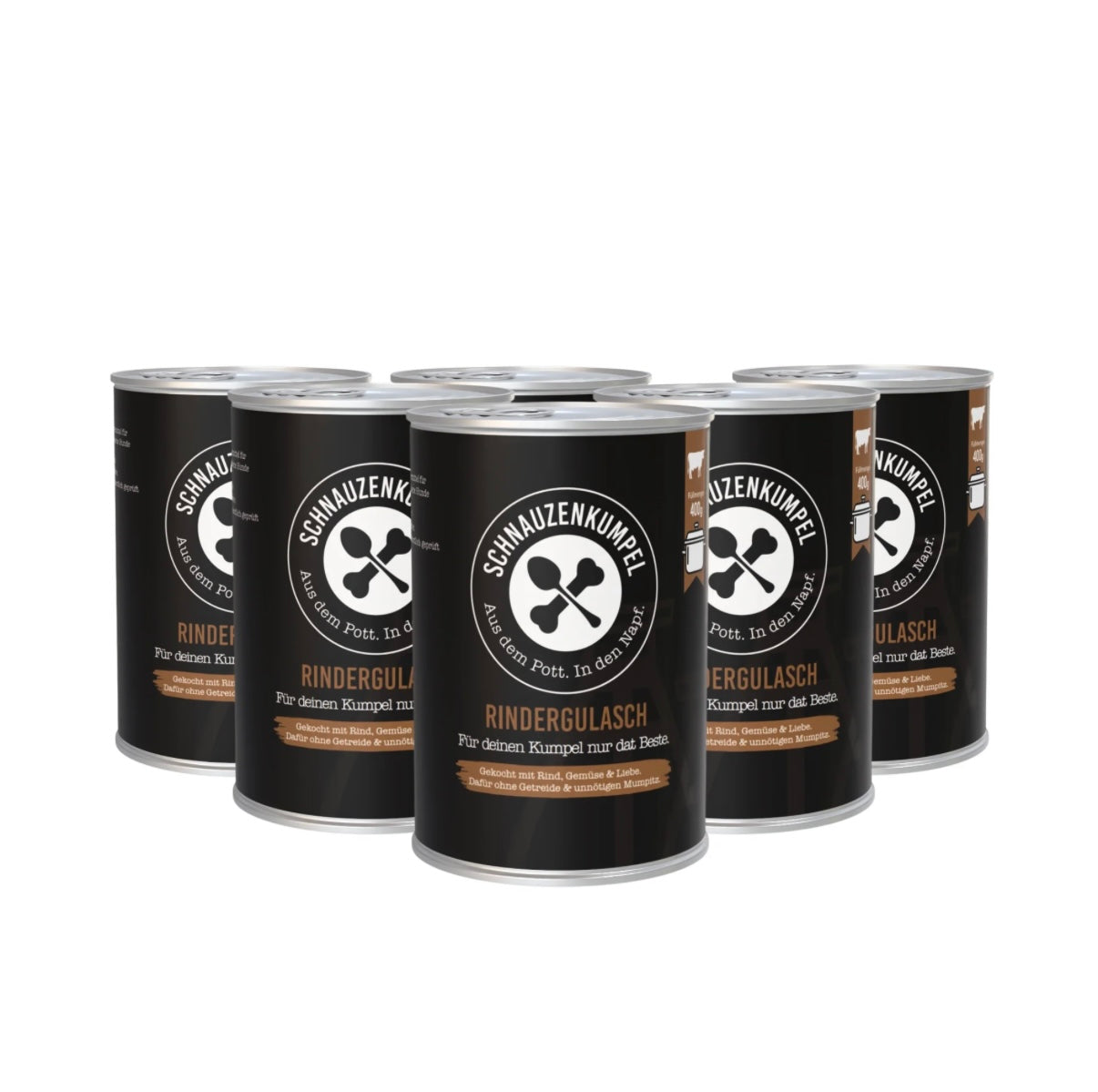 Schnauzenkumpel Rindergulasch 400g