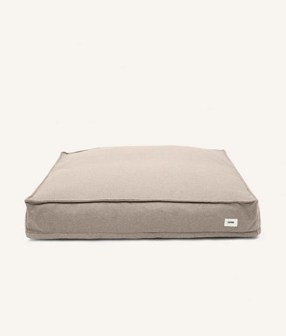 Hundebett, quadratisch, beige