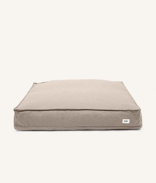 Hundebett, quadratisch, beige