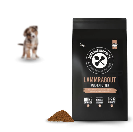 Schnauzenkumpel Lammragout Welpe