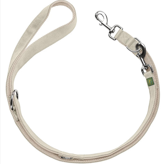 Verstellbare Führleine Divo Up 20/200, taupe