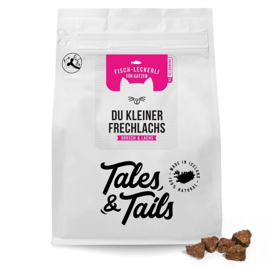 Tales & Tails Leckerli für Katzen Lachs 70g