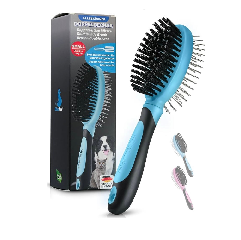 Doppelbürste blau