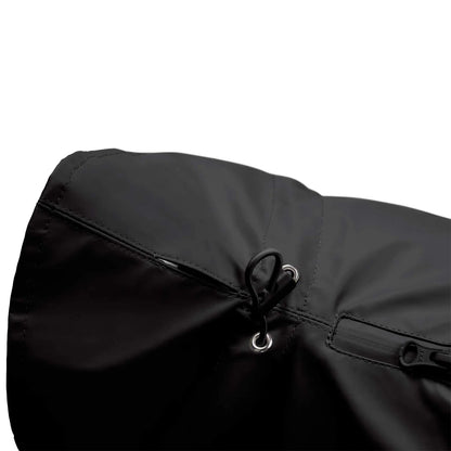 Hunde-Regenmantel schwarz