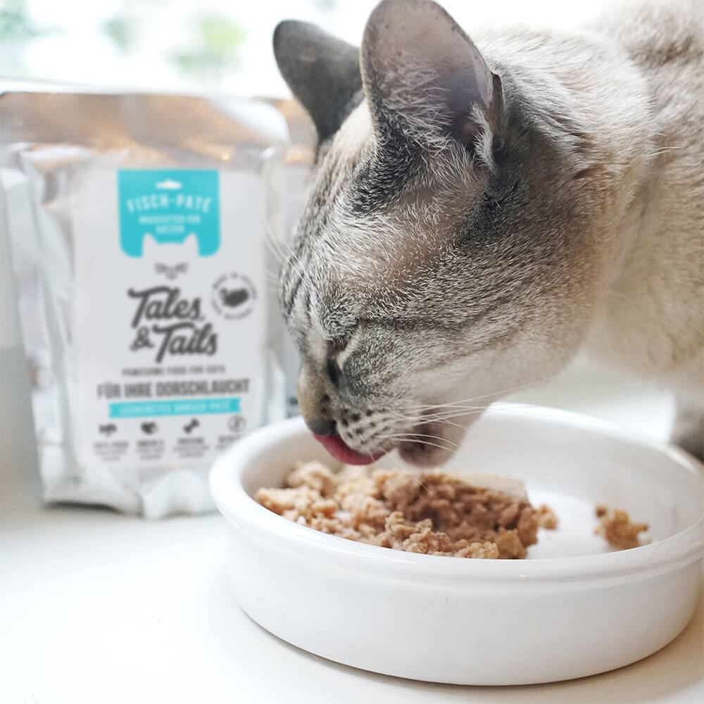 Tales & Tails Nassfutter für Katzen mit 100% Dorsch - 100g