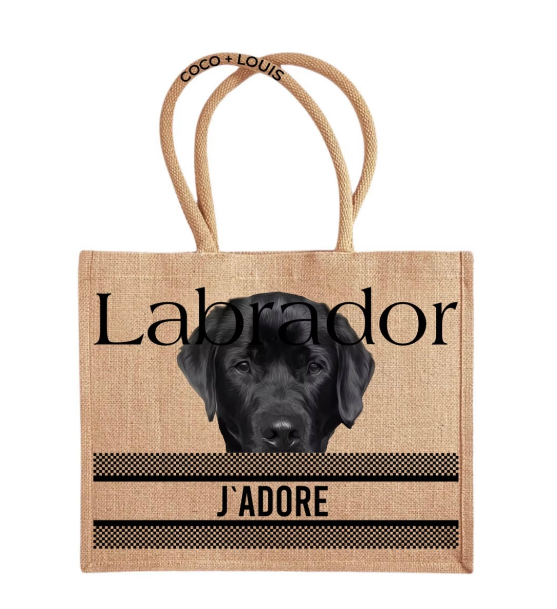 COCO+LOUIS Shopper Labrador schwarz