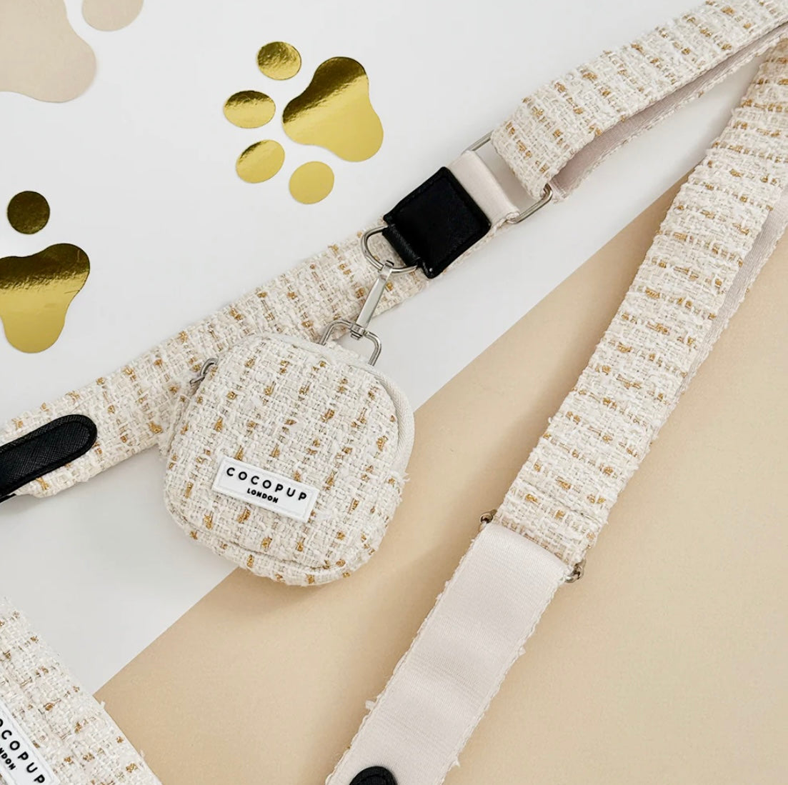 Taschengurt Texturierte Tweed Vanille