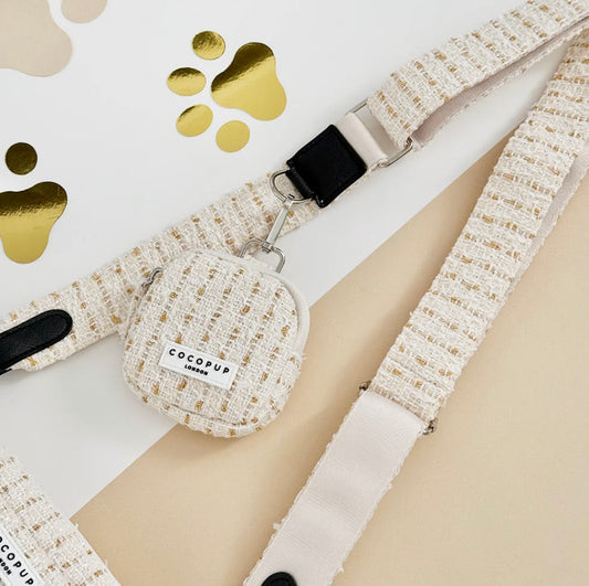 Taschengurt Texturierte Tweed Vanille