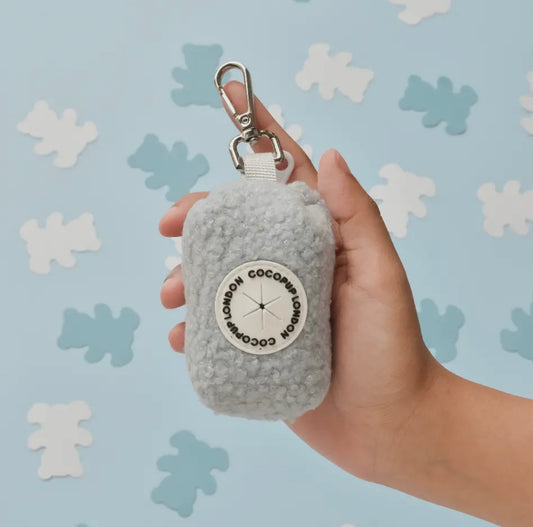 Kotbeutelhalter mit Teddystoff- Daydream