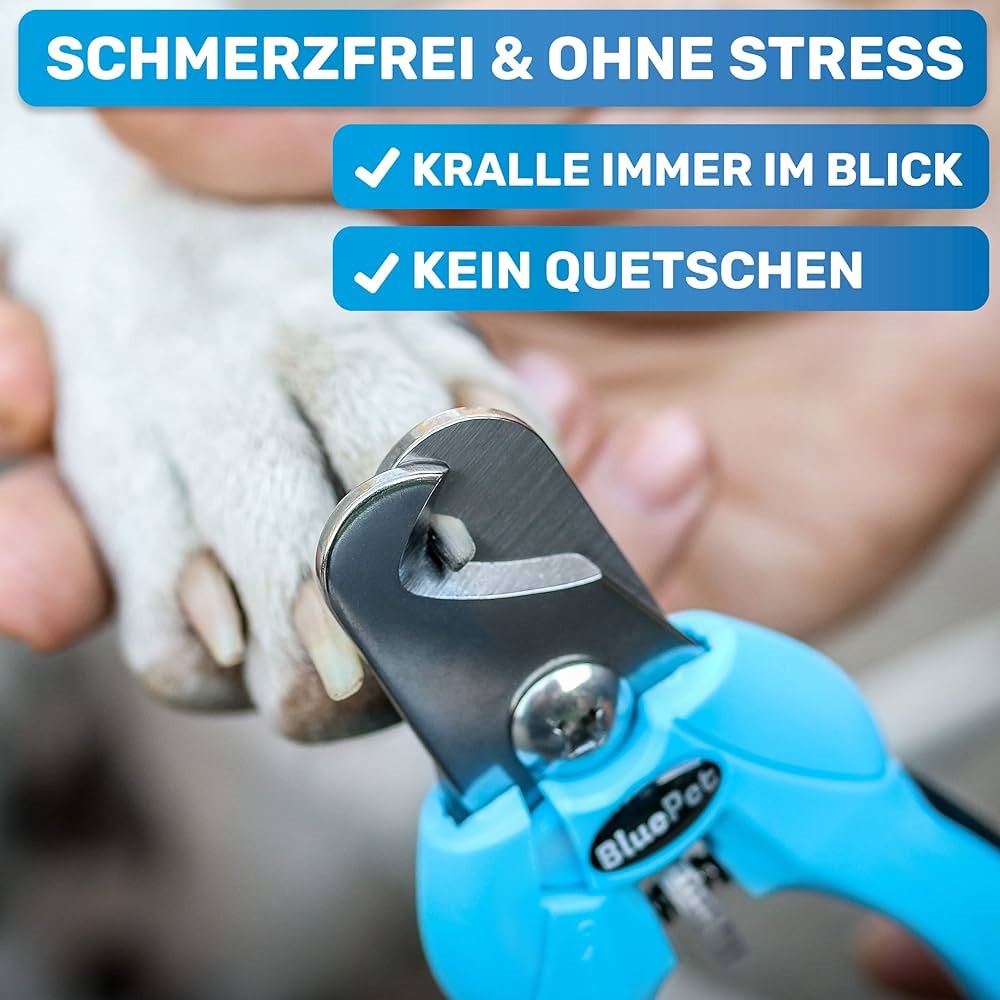 Krallenschere verstellbar Gr. S-L blau