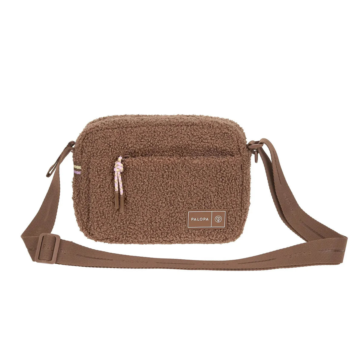 Square Bag Noka Teddy-Fleece braun