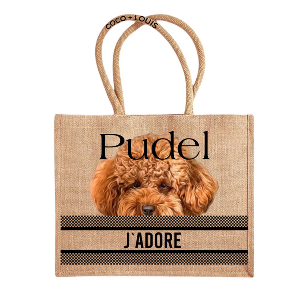 COCO+LOUIS Shopper Pudel braun