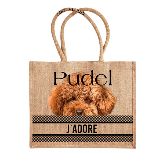 COCO+LOUIS Shopper Pudel braun