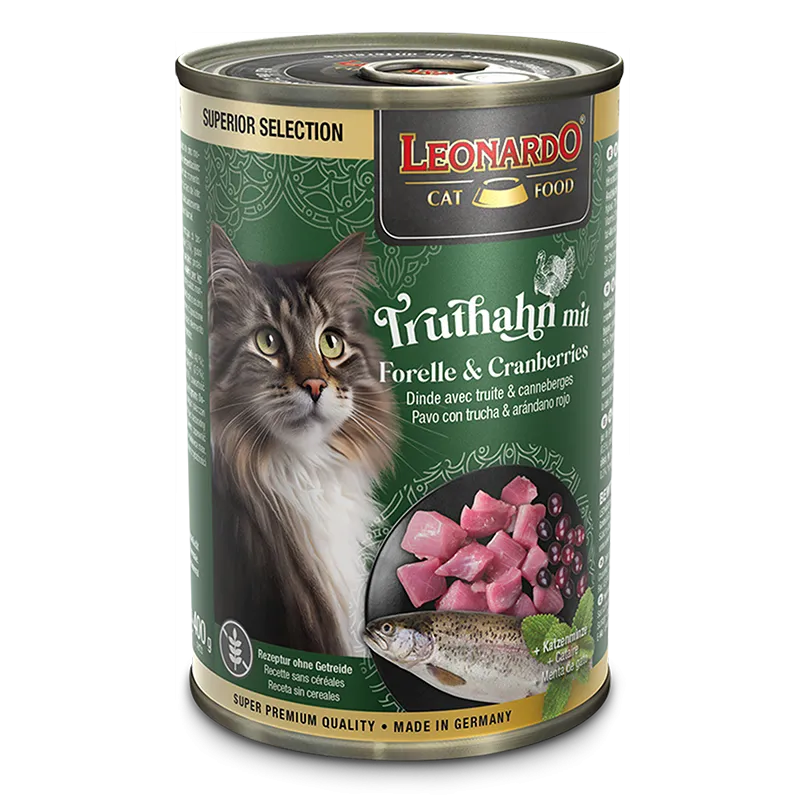 Leonardo Superior Truthahn mit Forelle & Cranberries