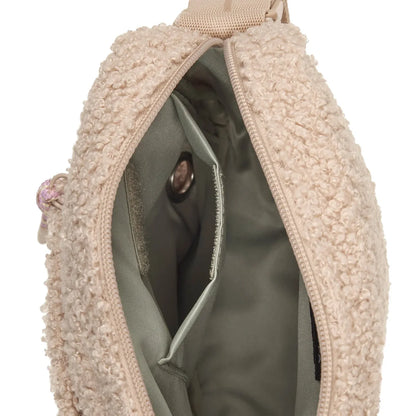 Square Bag Noka Teddy-Fleece beige