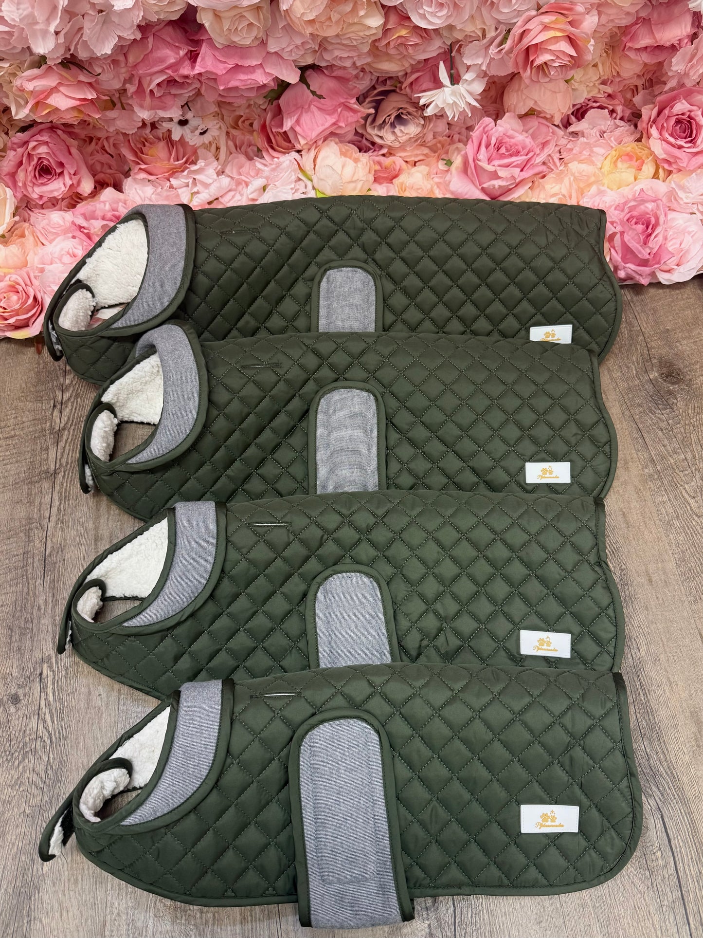 Pfotenwunder Hundemantel grün