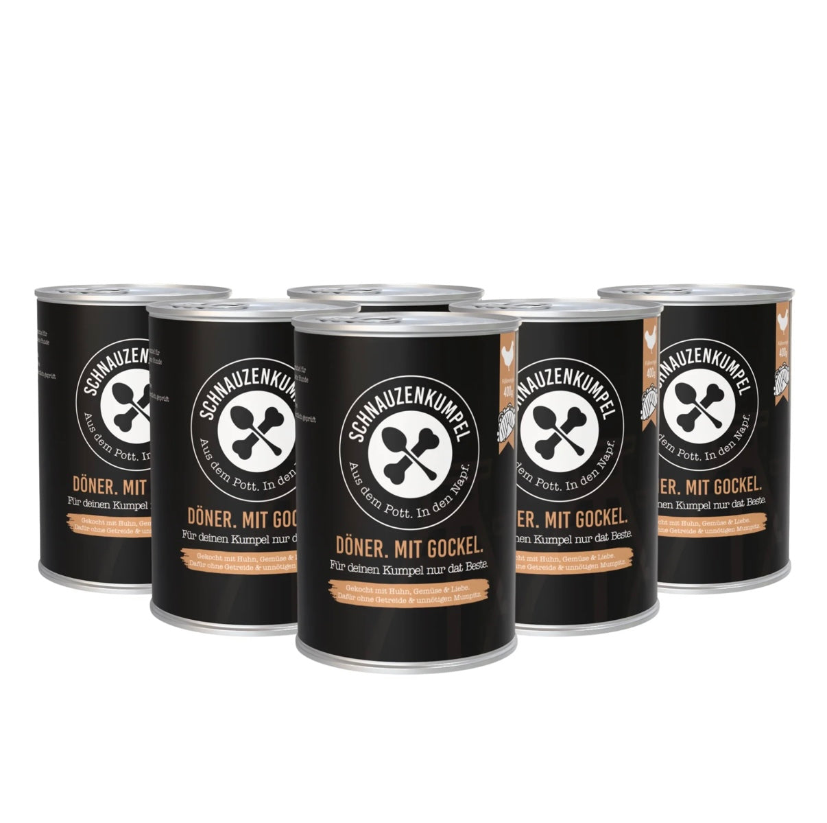 Schnauzenkumpel Döner. Mit Gockel. 400g