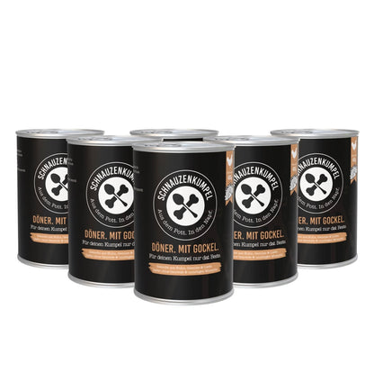 Schnauzenkumpel Döner. Mit Gockel. 400g