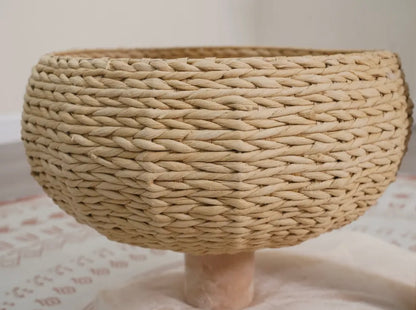 Cozy V2 Kratzbaum, natürlicher ästhetischer, handgewebter, mittelgroßer Katzenbaum