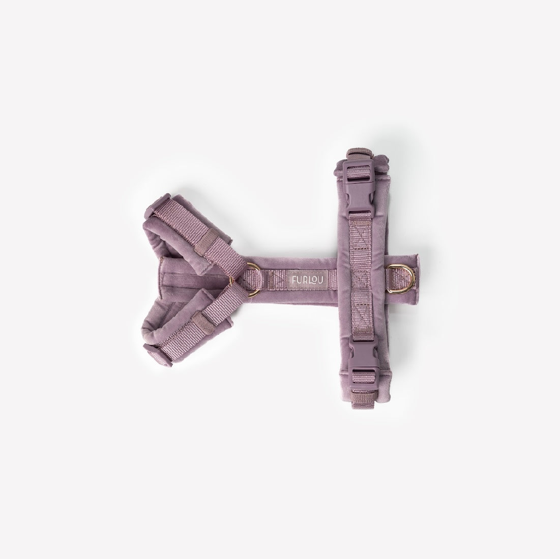 Flieder - Samt Hundegeschirr