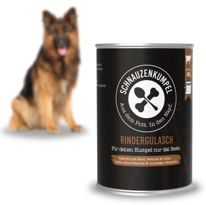Schnauzenkumpel Rindergulasch 400g