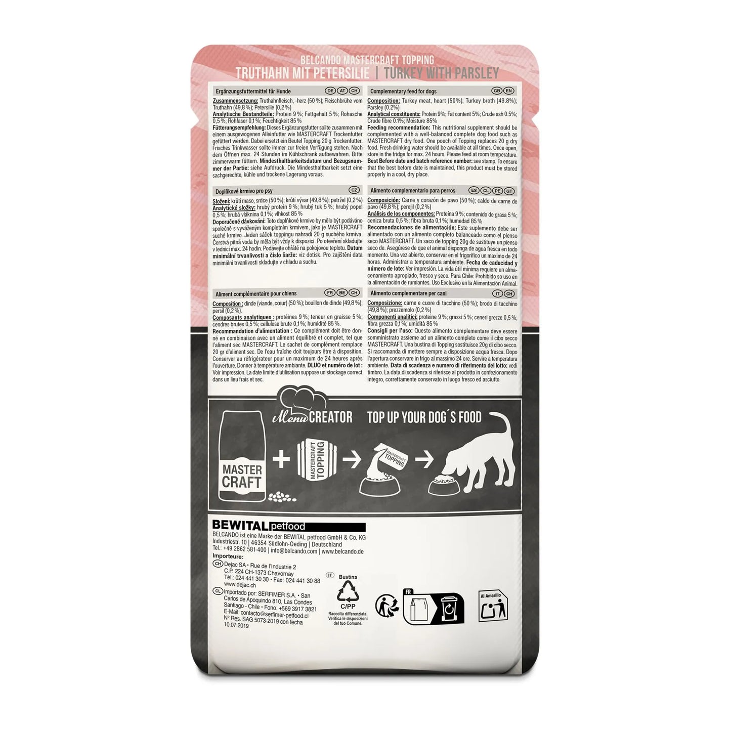 Belcando Mastercraft Topping Turkey 100g
