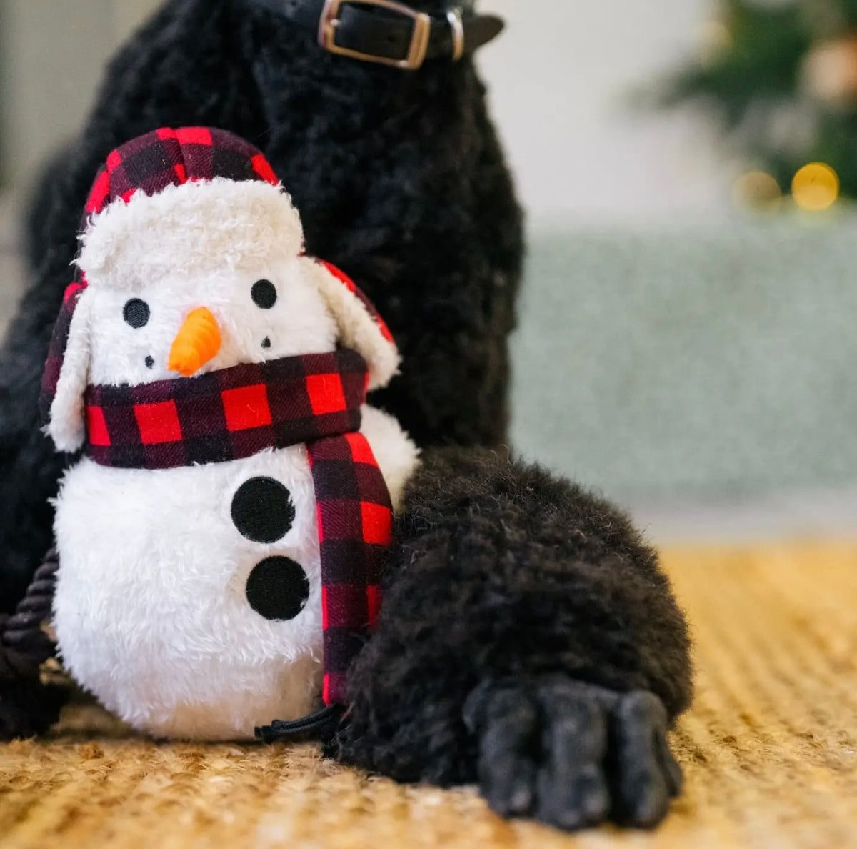 Hundespielzeug Schneemann