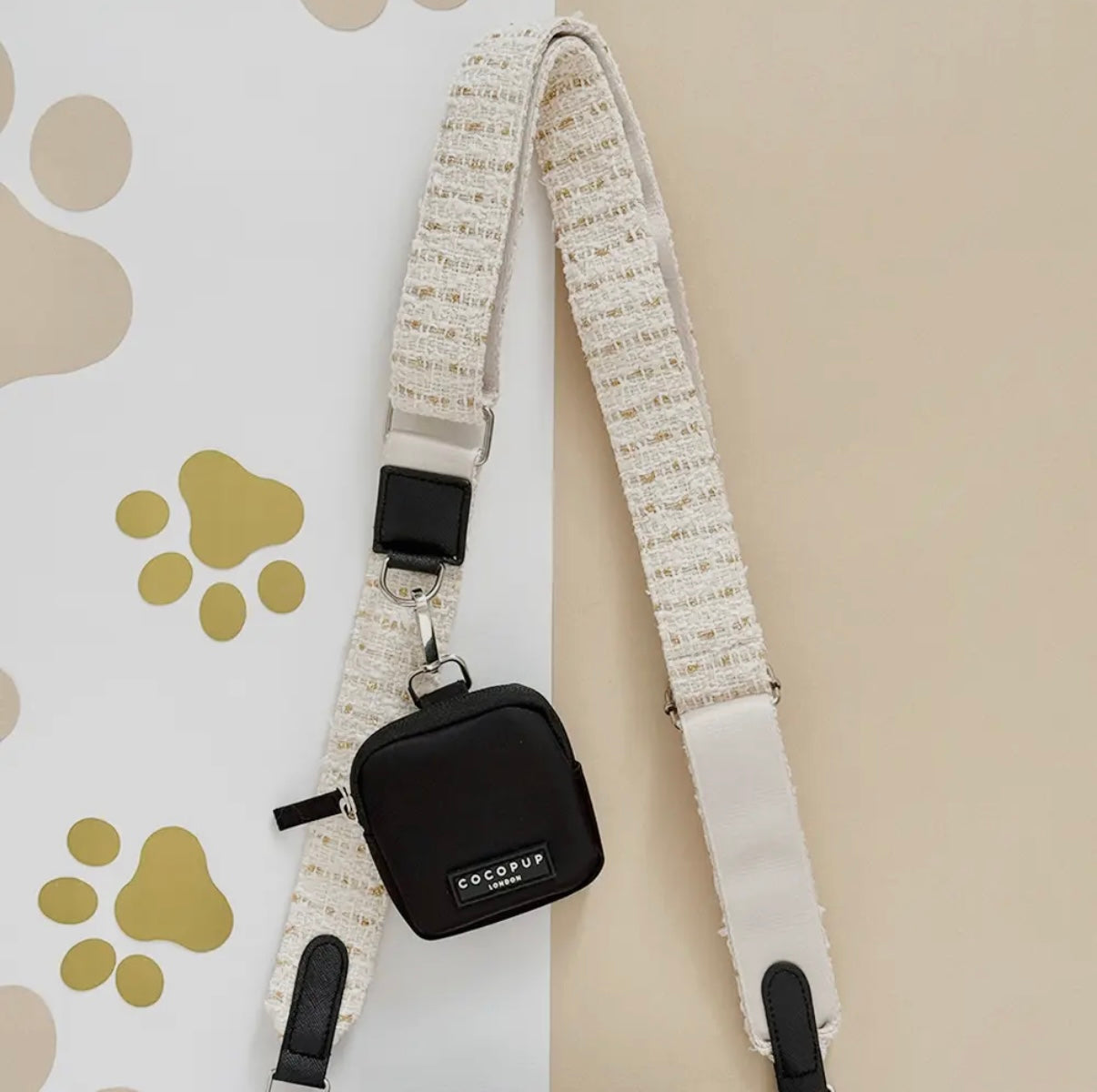 Taschengurt Texturierte Tweed Vanille