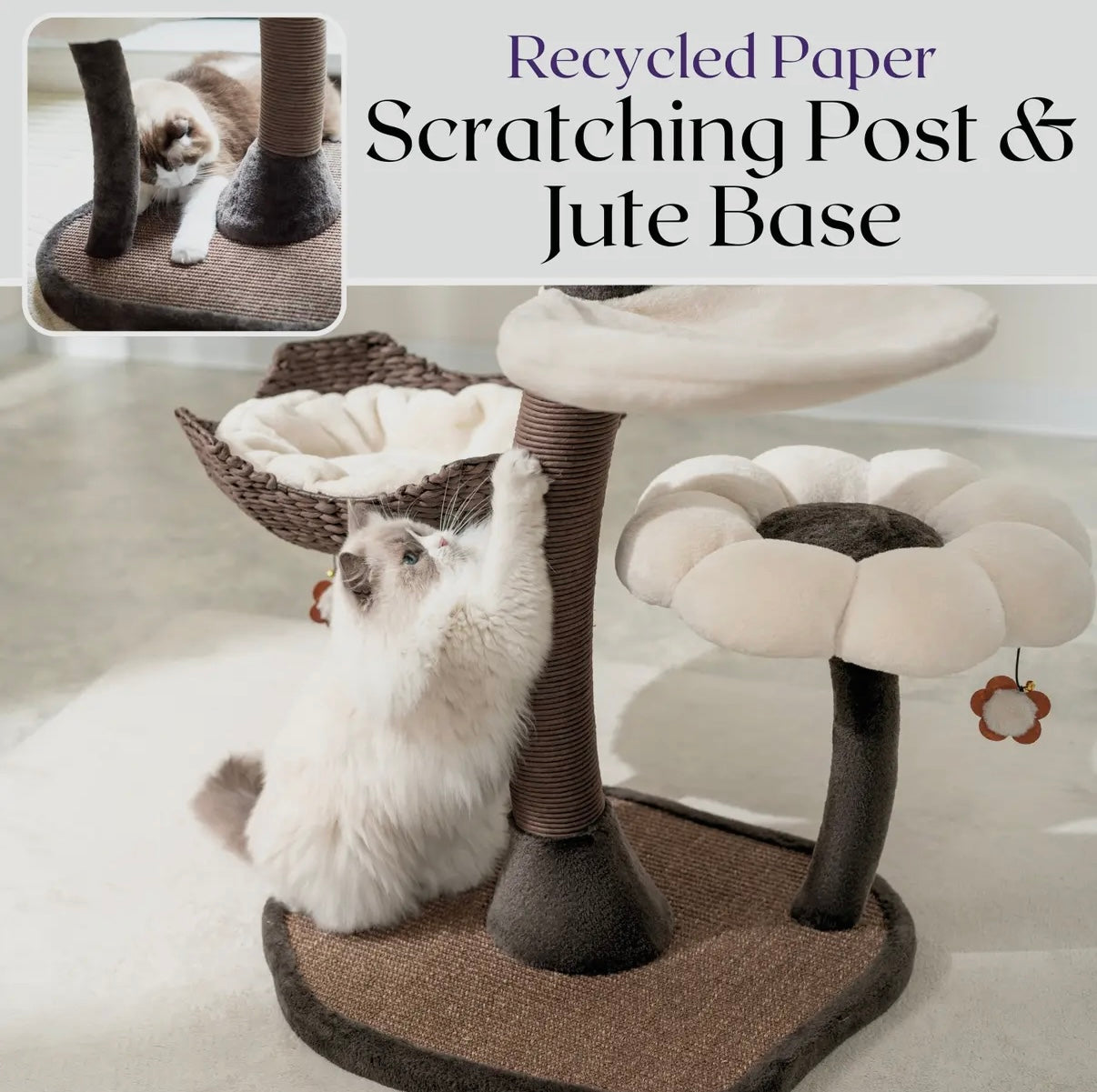 Catry Blossom Kratzbaum, 6-stöckig, 157 cm