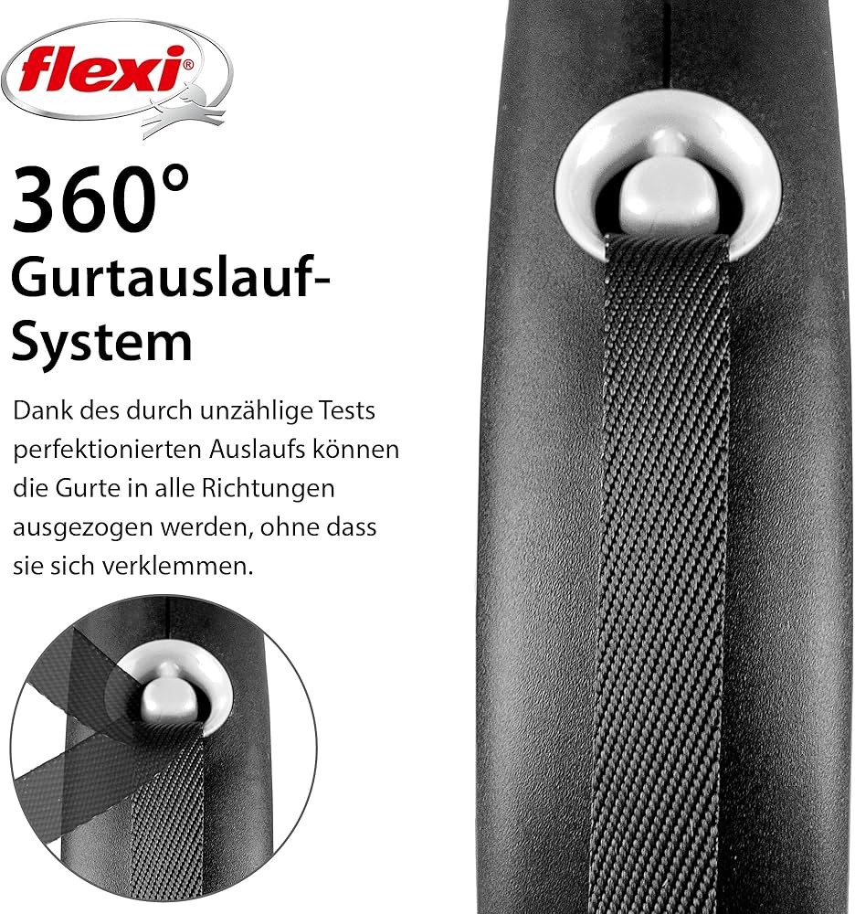 Flexi Black Design Cord, M