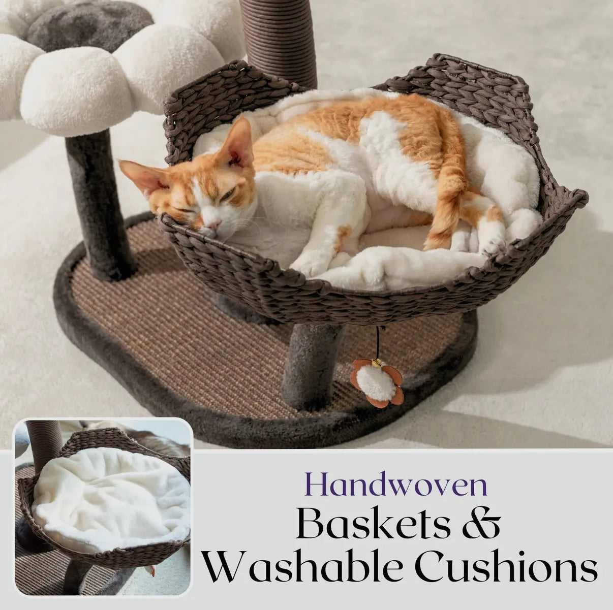 Catry Blossom Kratzbaum, 6-stöckig, 157 cm