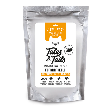 Tales & Tails Nassfutter für Katzen mit 100% Forelle - 100g