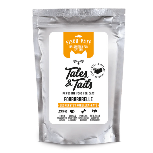 Tales & Tails Nassfutter für Katzen mit 100% Forelle - 100g