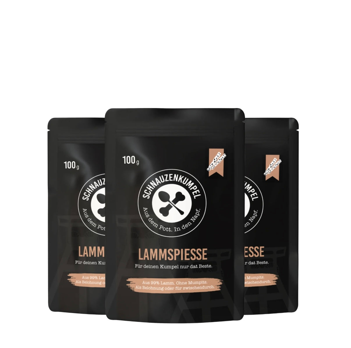 Schnauzenkumpel Lammspieße 100g