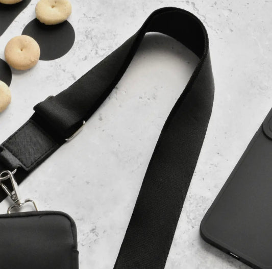 Taschengurt schlichtes Schwarz