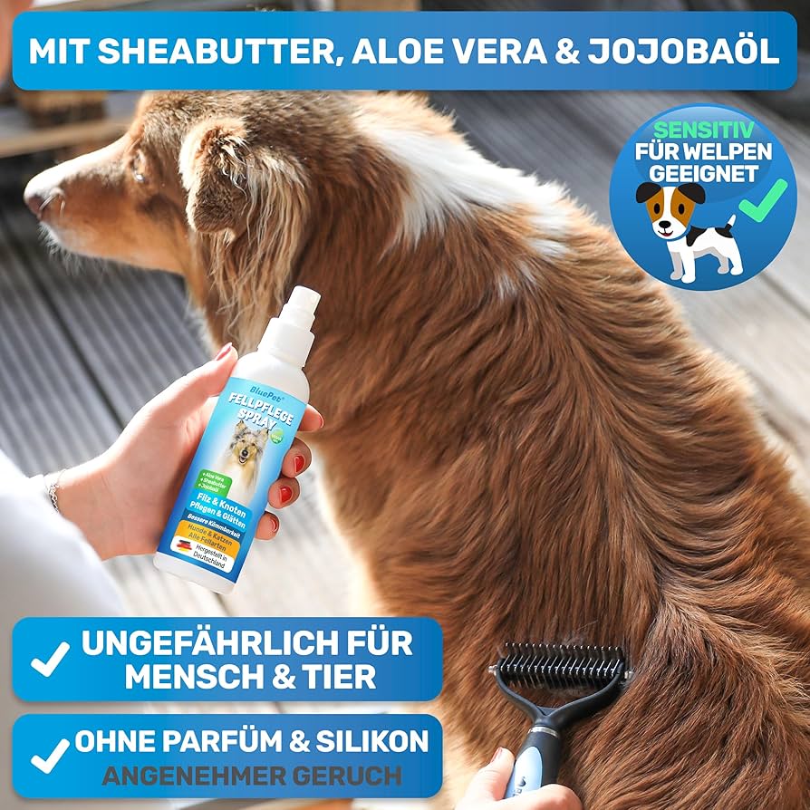 Entfilzungsspray - Fellspray für Hunde & Katzen
