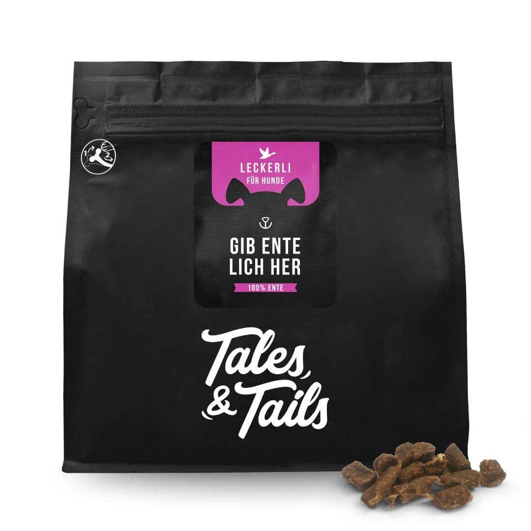 Tales & Tails Gib EnteLich her- Trainingsleckerli 100% Ente 250g