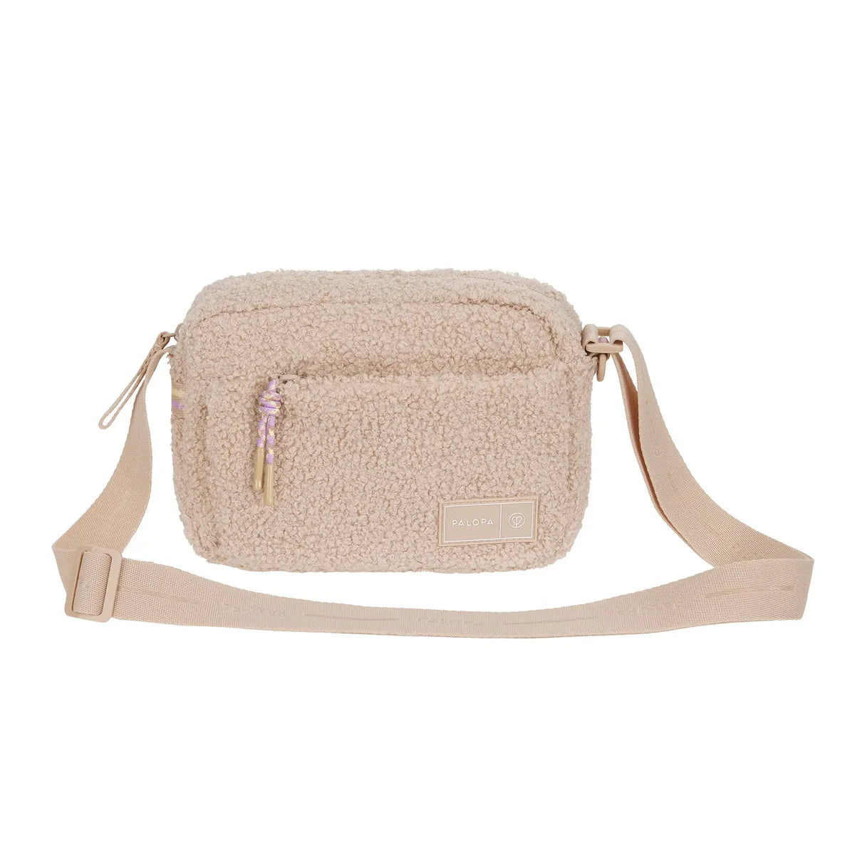 Square Bag Noka Teddy-Fleece beige