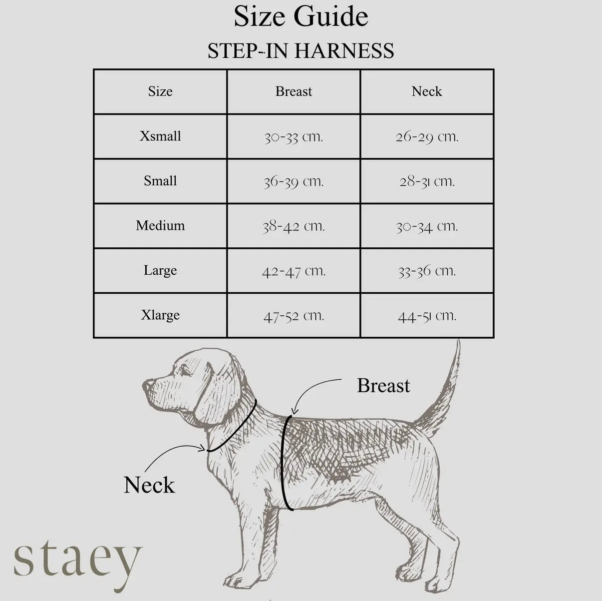 Step in Geschirr Teddy Espresso