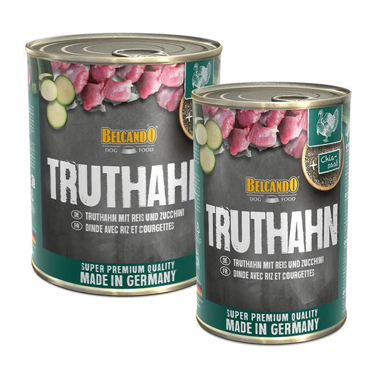 Belcando Truthahn mit Reis und Zucchini