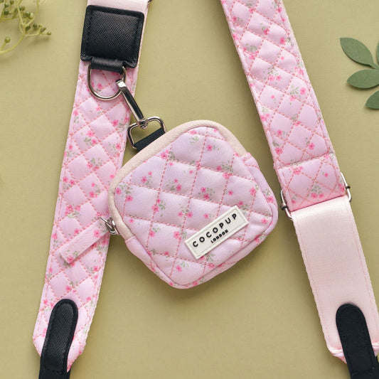 Leckerlibeutel gestepptes Ditsy Blumenmuster Pink