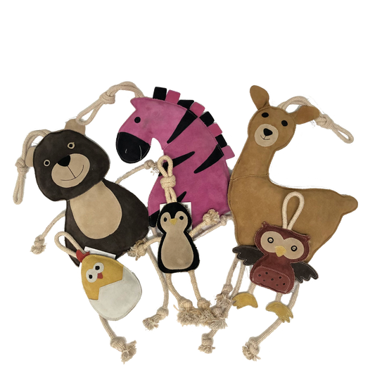 Lederspielzeug Bär Groß