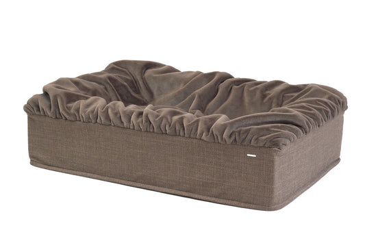 Hundebett Buddelbox - Cappuccino