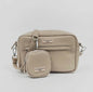 Leder Hundespaziergangtasche Set- Karamell