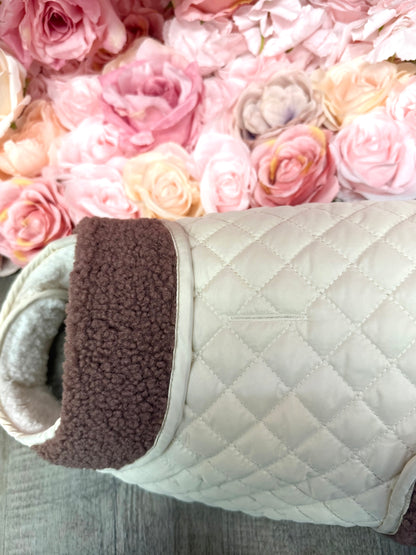 Pfotenwunder Hundemantel beige