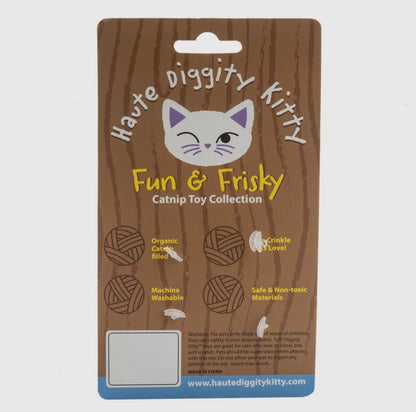 Kitty Vuiton Balls (Monogramm) Bio-Katzenminzen-Spielzeug