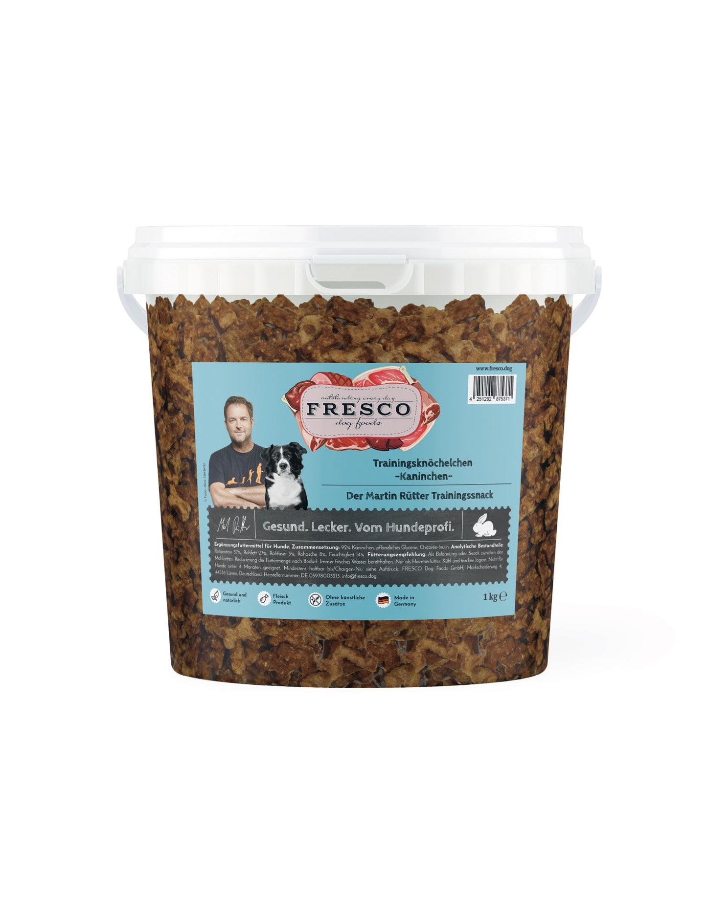 Fresco Martin Rütter Trainingsknöchelchen Kaninchen 1Kg Eimer