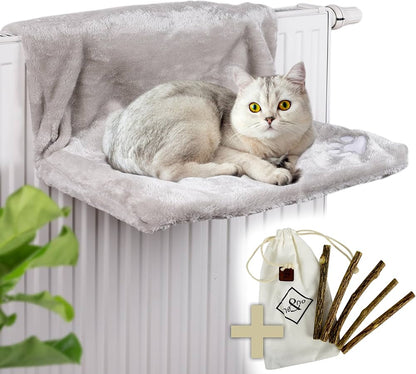 Heizkörperliege für Katzen - verstellbar