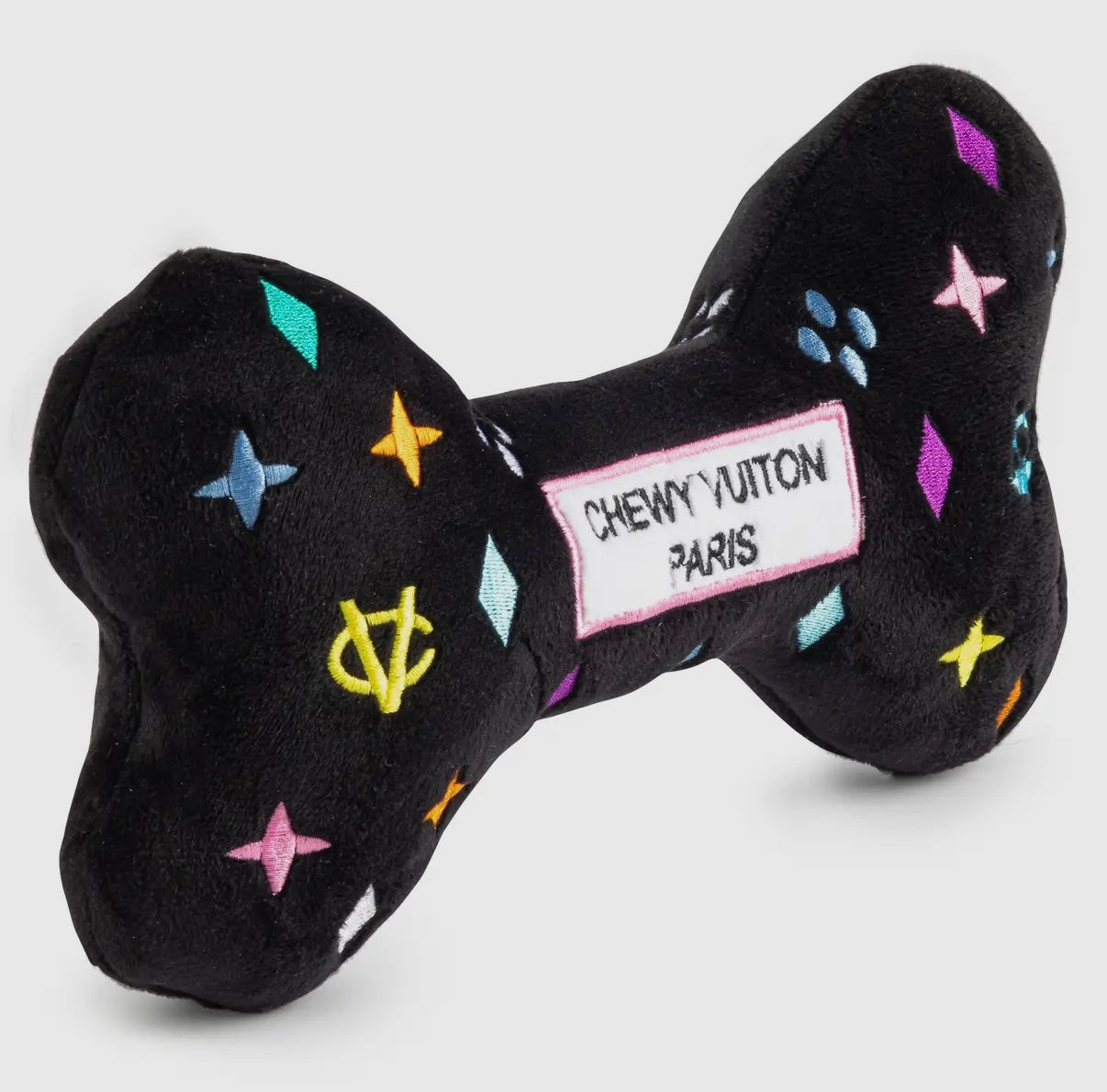 Chewy Vuiton Knochen schwarz